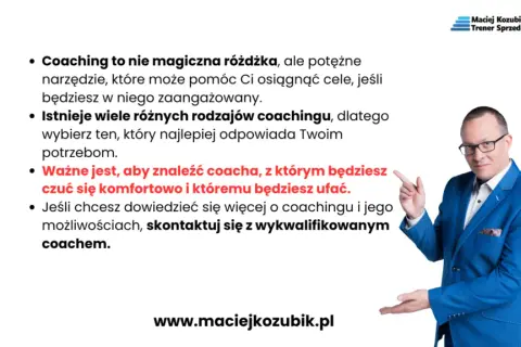 Coach: Kto to jest? Odkryj rolę, korzyści i wybierz partnera rozwoju