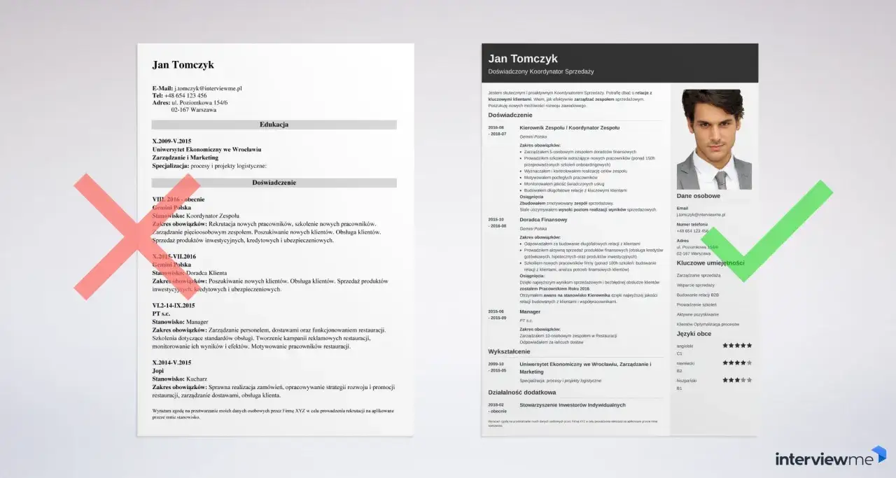 skuteczne CV i list motywacyjny