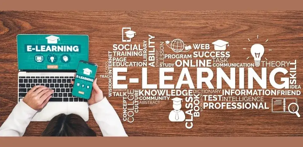 różne typy platform e-learningowych infografika