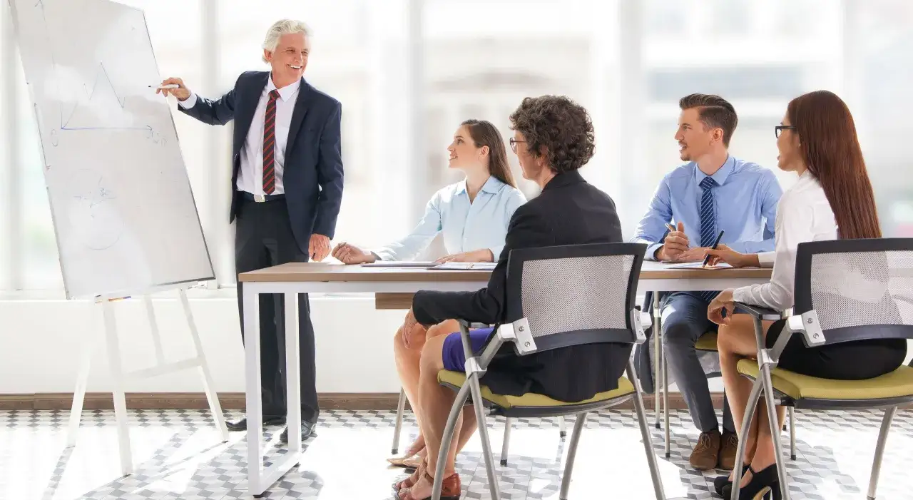executive coaching session business meeting